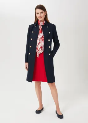 Cecelia Military Coat With Wool 