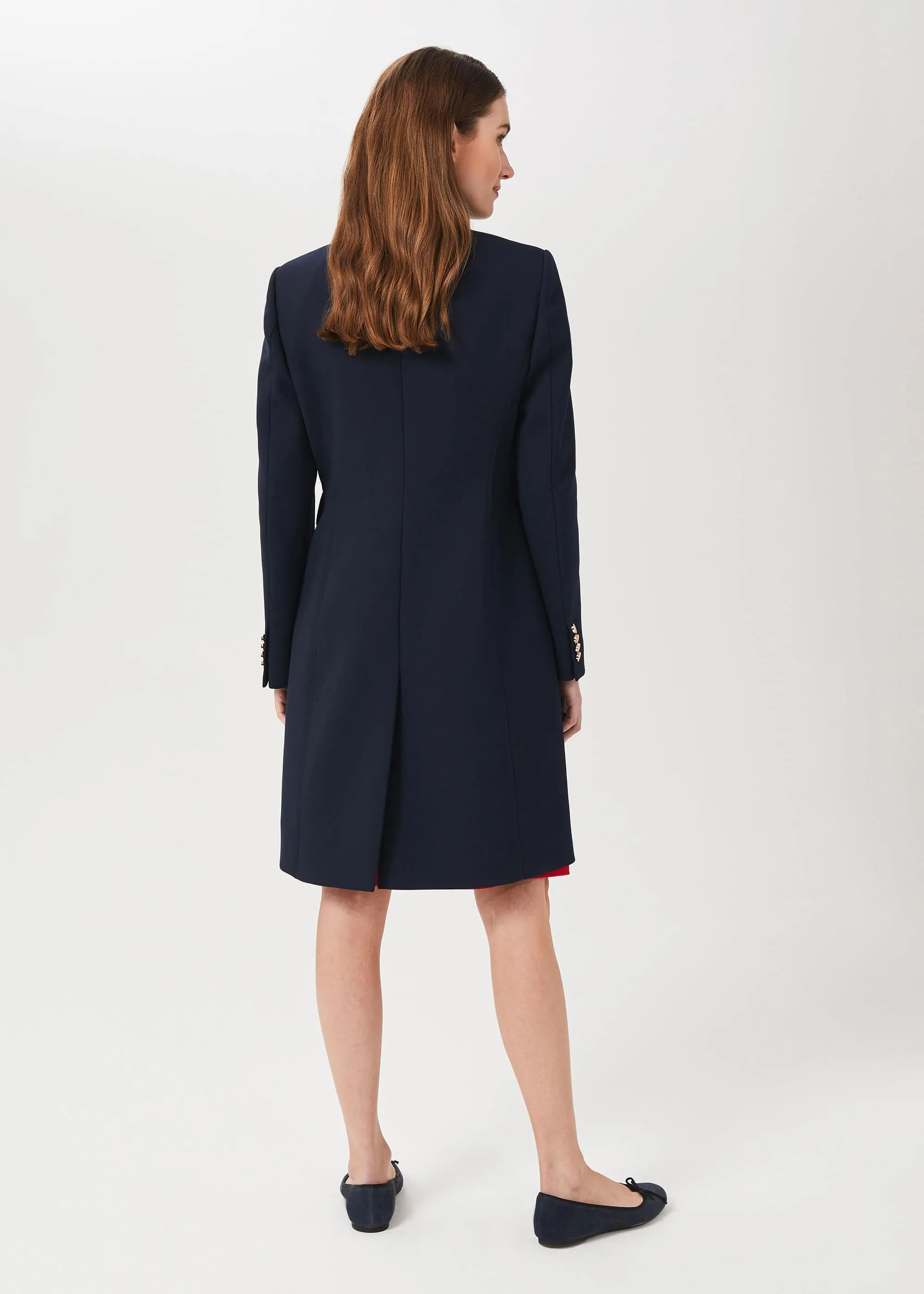 Cecelia Military Coat With Wool 