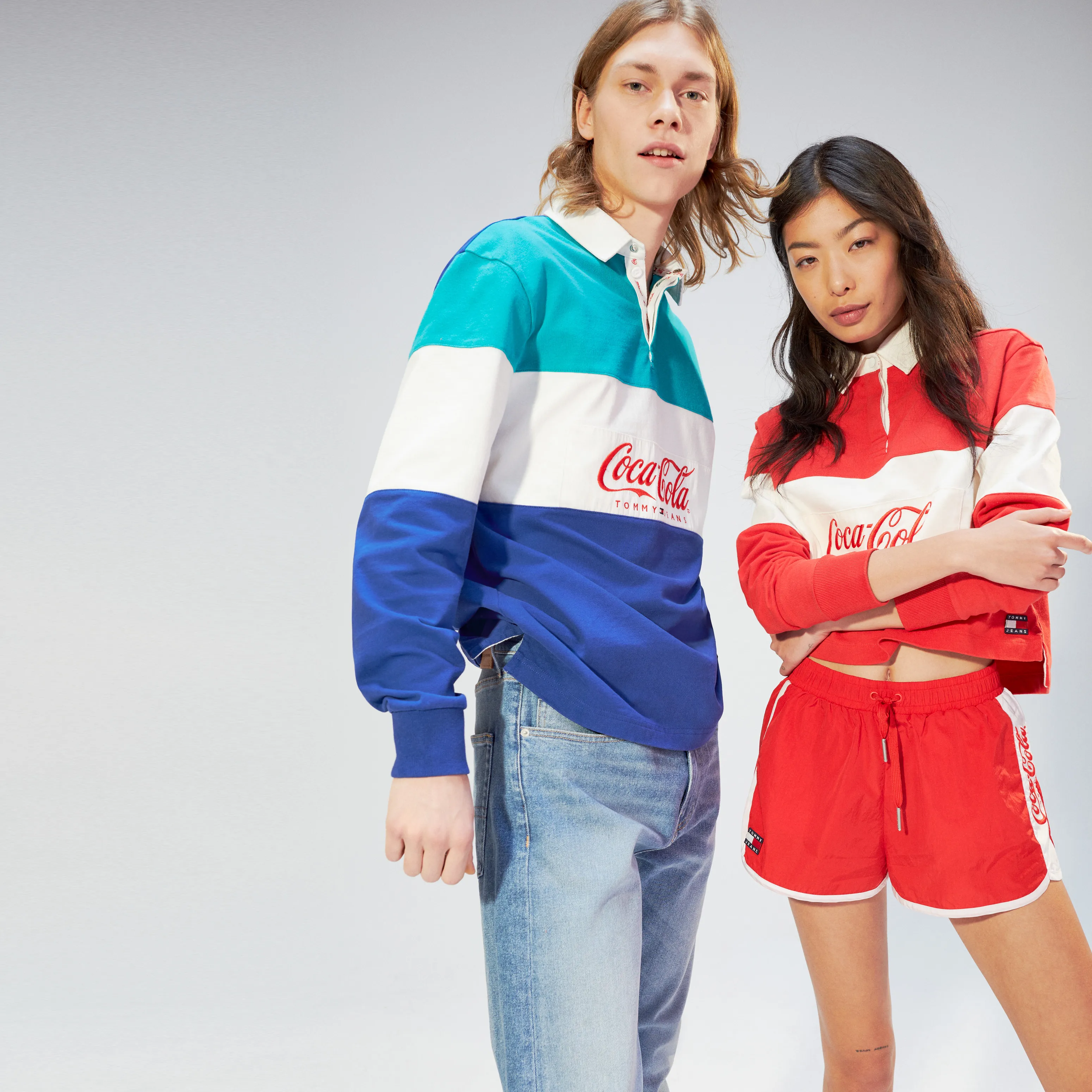 Coca-cola Cropped Fit Rugby Shirt | Hoodies | Tommy Hilfiger