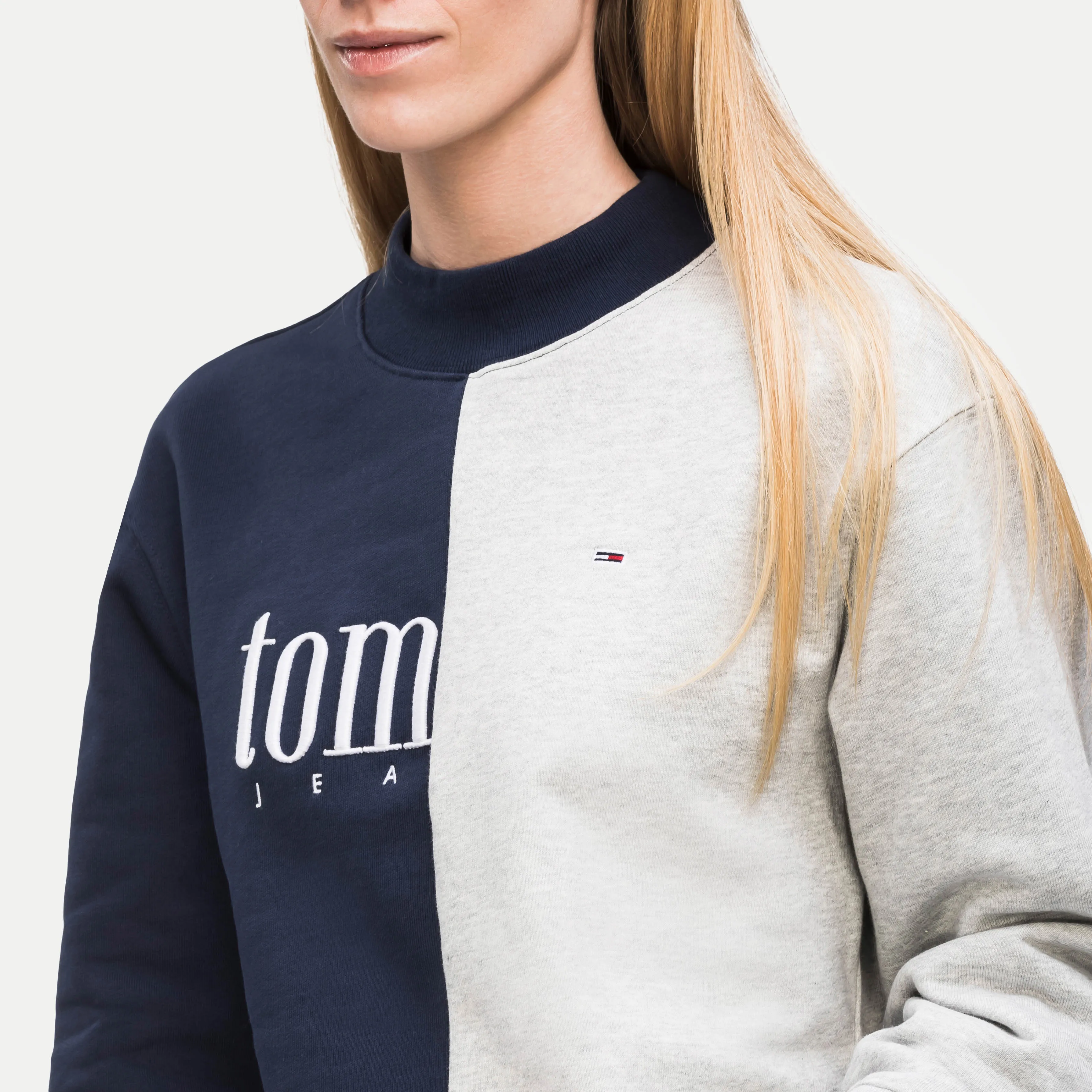 Colour Blocked Split Logo Sweat | Sweatshirts & Hoodies | Tommy Hilfiger