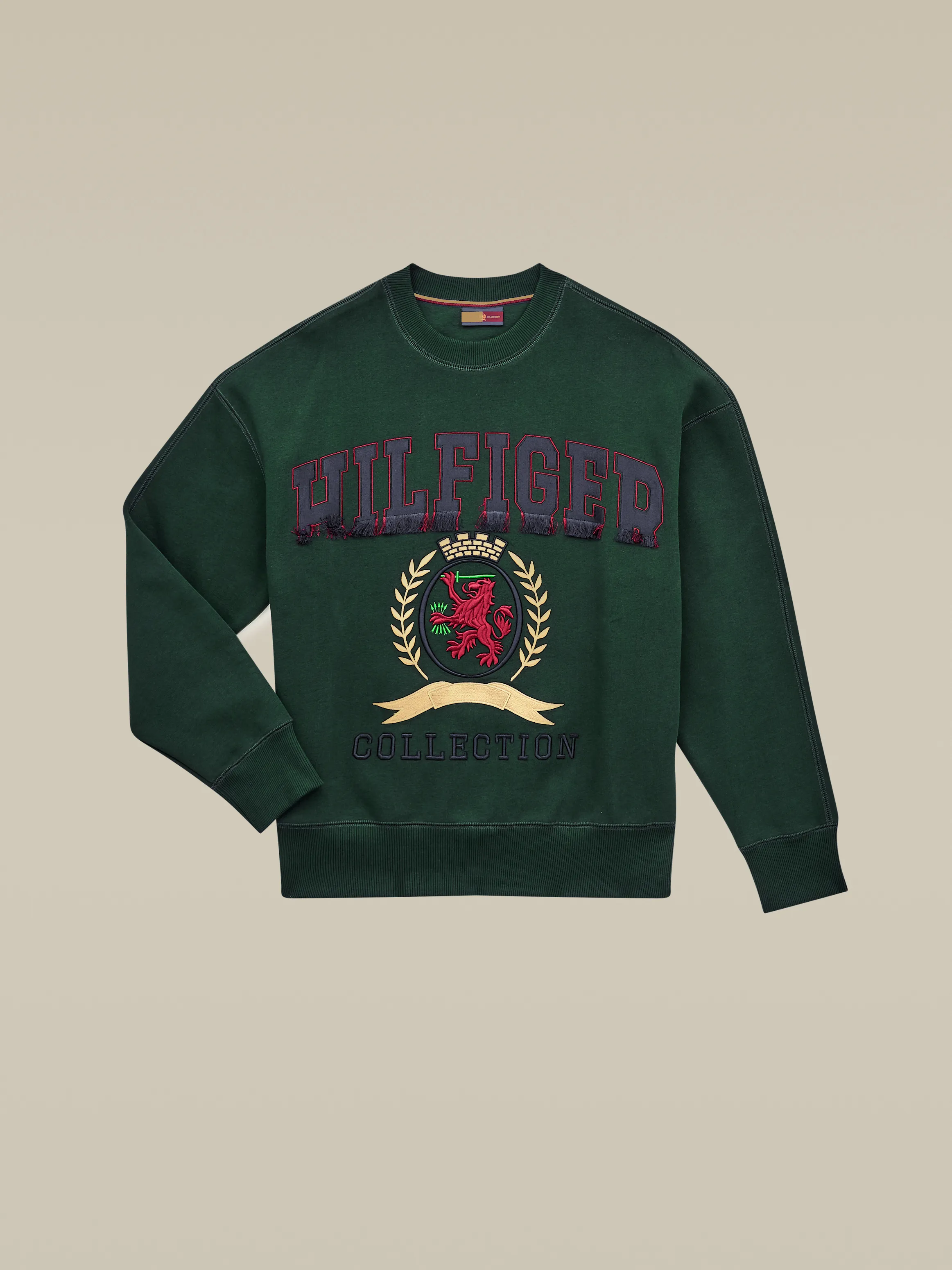 Crest Embroidery Relaxed Fit Sweatshirt | Sweatshirts & Hoodies | Tommy Hilfiger