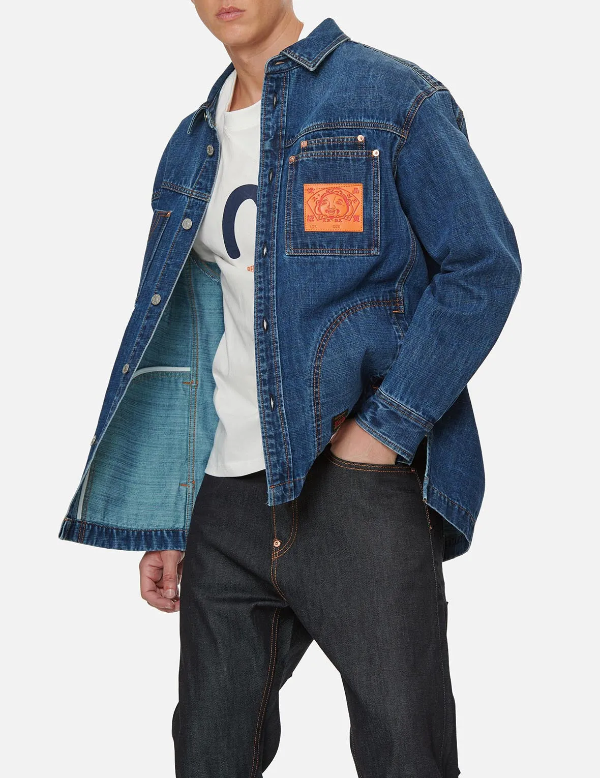 Daicock Insert Denim Shirt Jacket