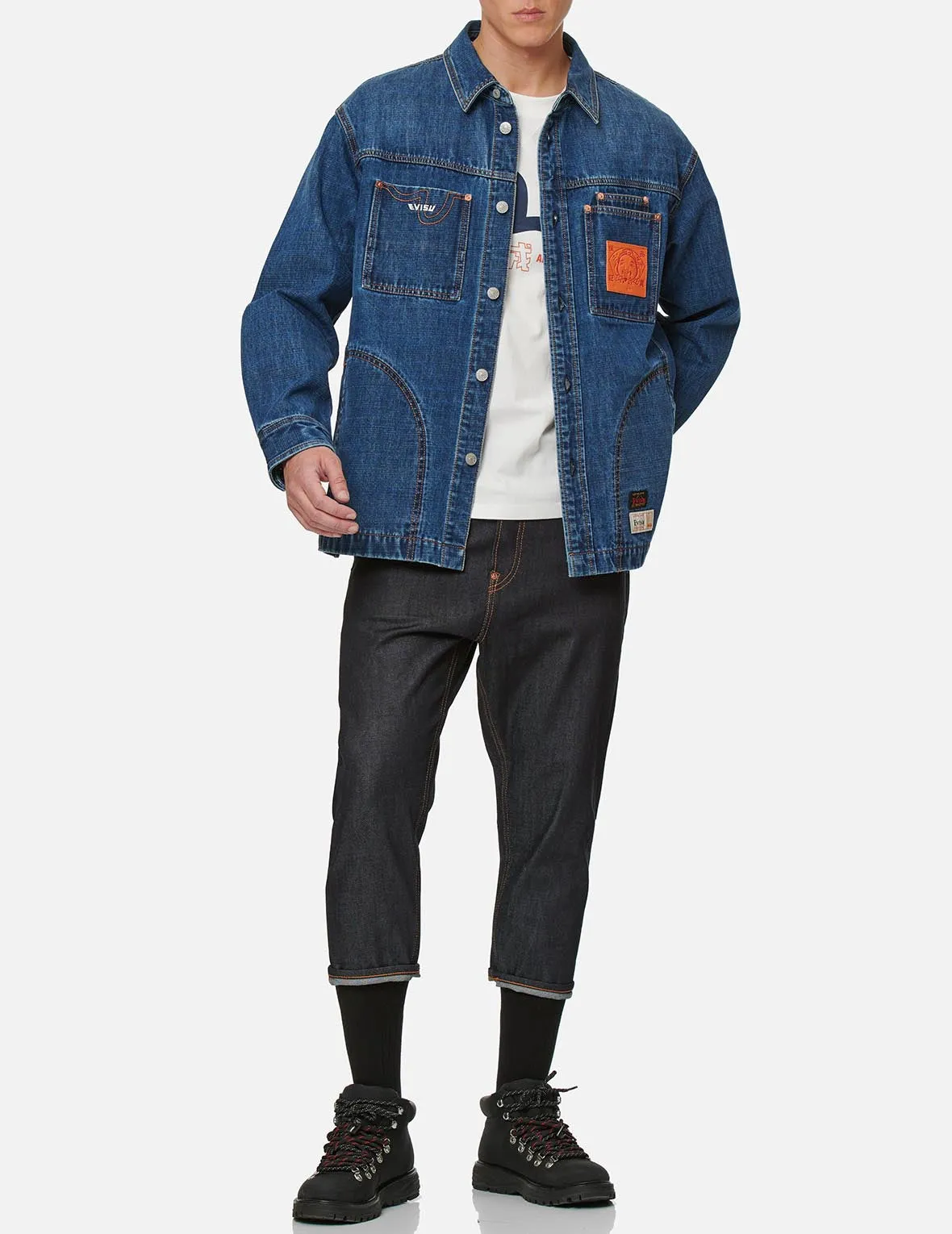 Daicock Insert Denim Shirt Jacket