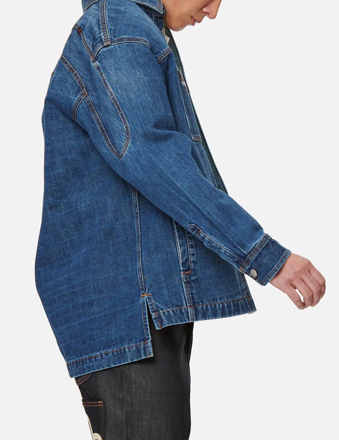 Daicock Insert Denim Shirt Jacket