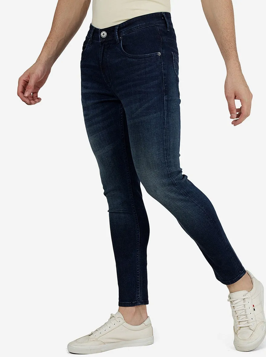 Denim Blue Washed Urban Fit Jeans | Greenfibre