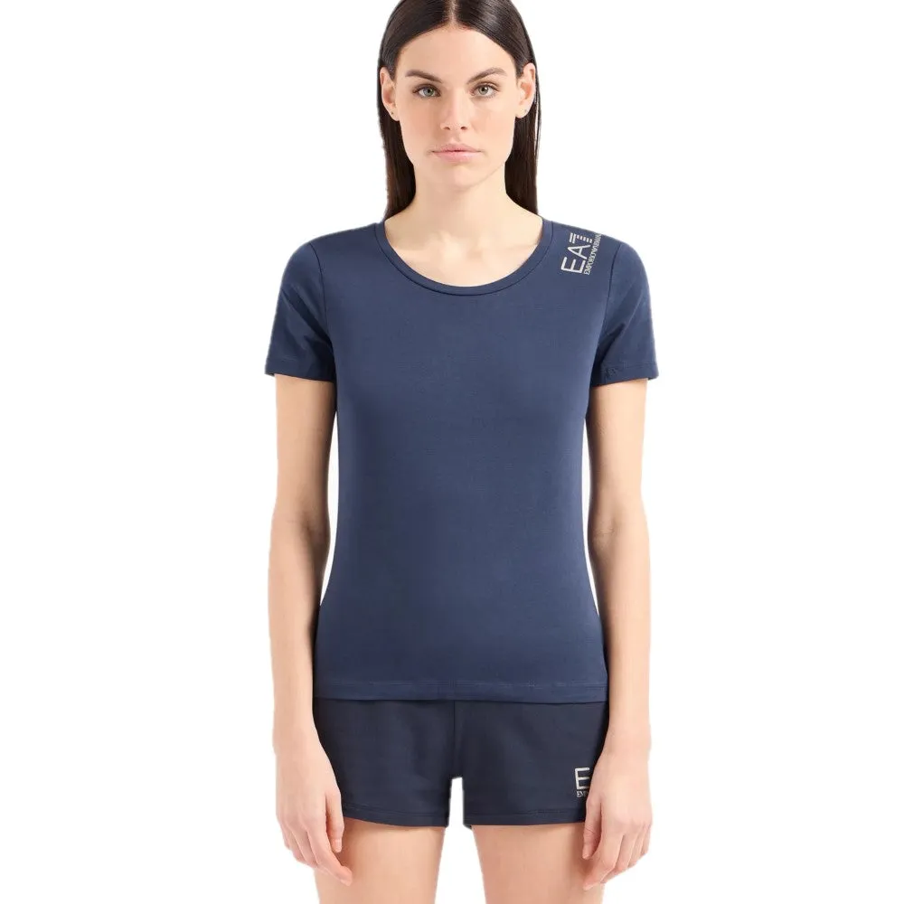 EA7 Stretch-Cotton Core Womens Shorts