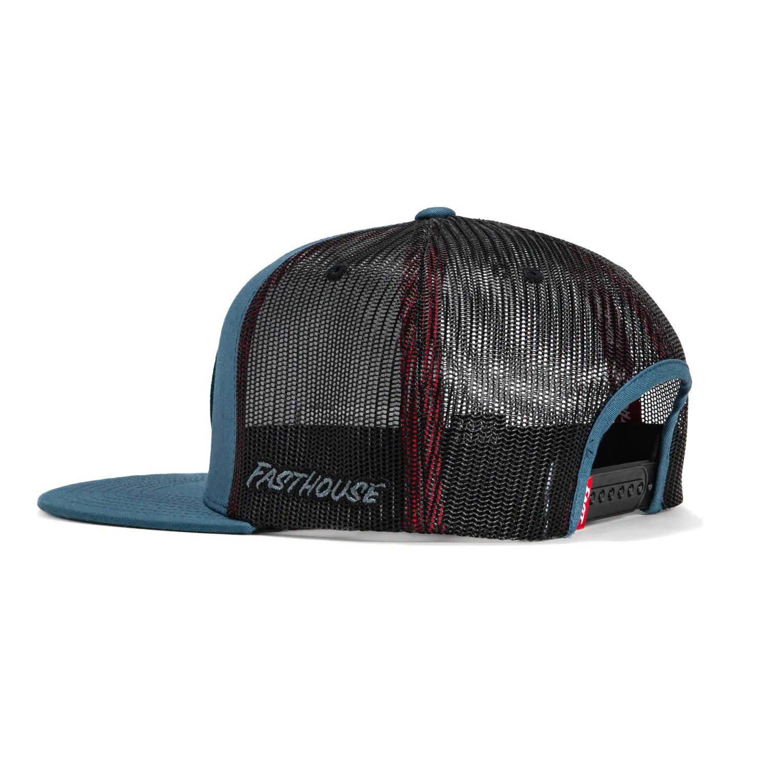 Fasthouse Deco Trucker Snapback Hat - Slate Gray