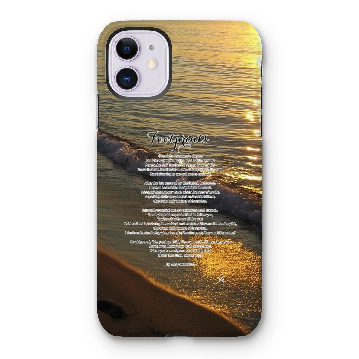 Footprints Amanya Design Tough Phone Case