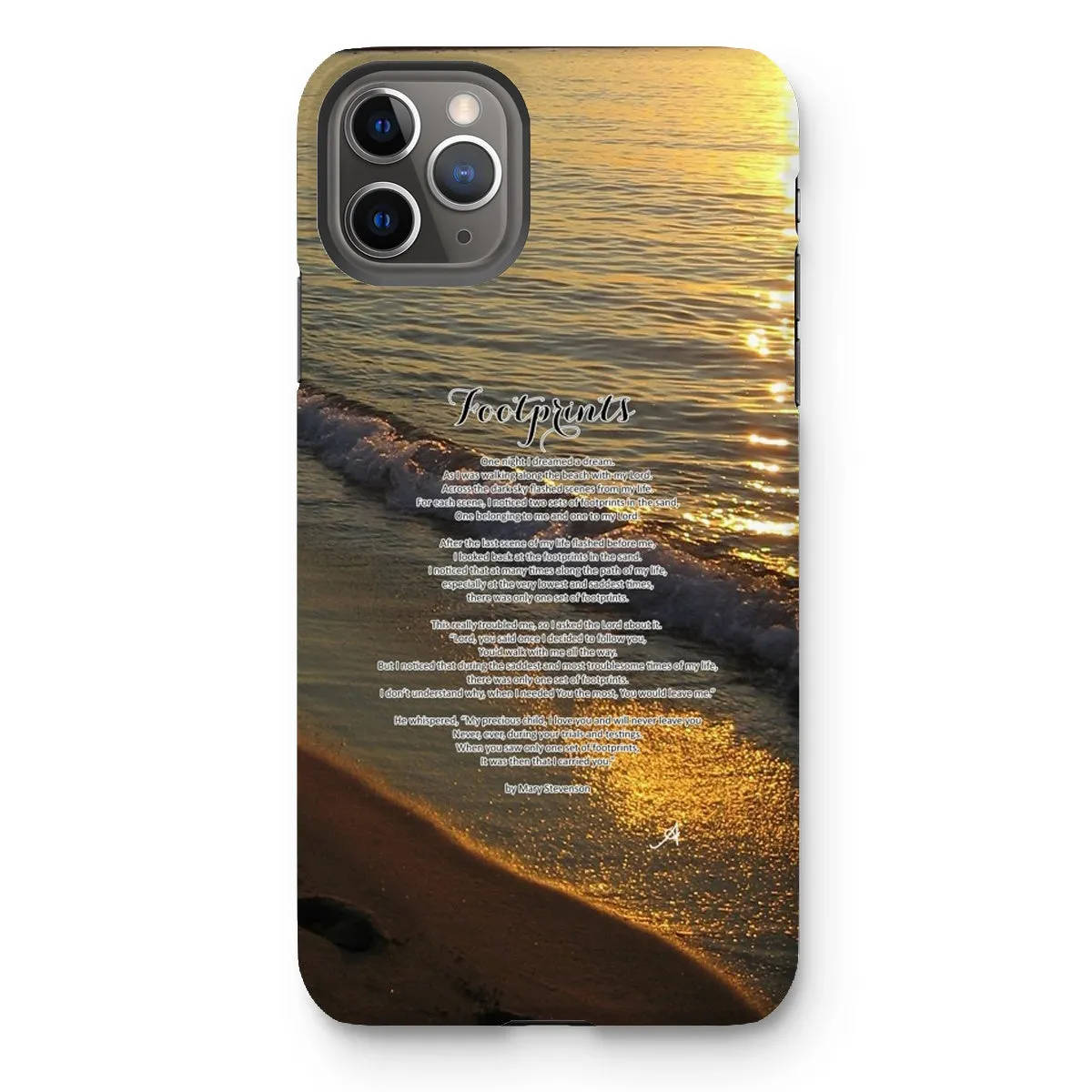 Footprints Amanya Design Tough Phone Case