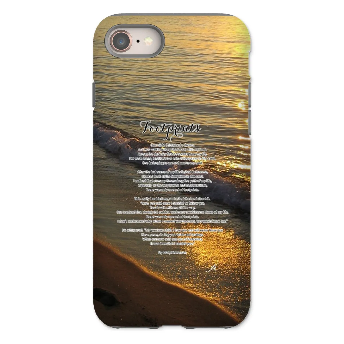 Footprints Amanya Design Tough Phone Case