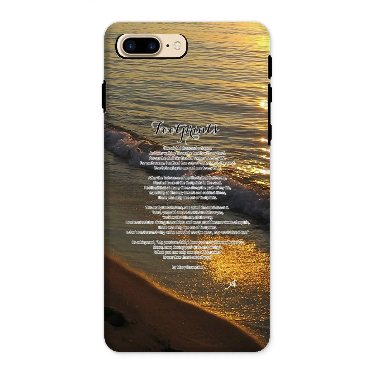 Footprints Amanya Design Tough Phone Case