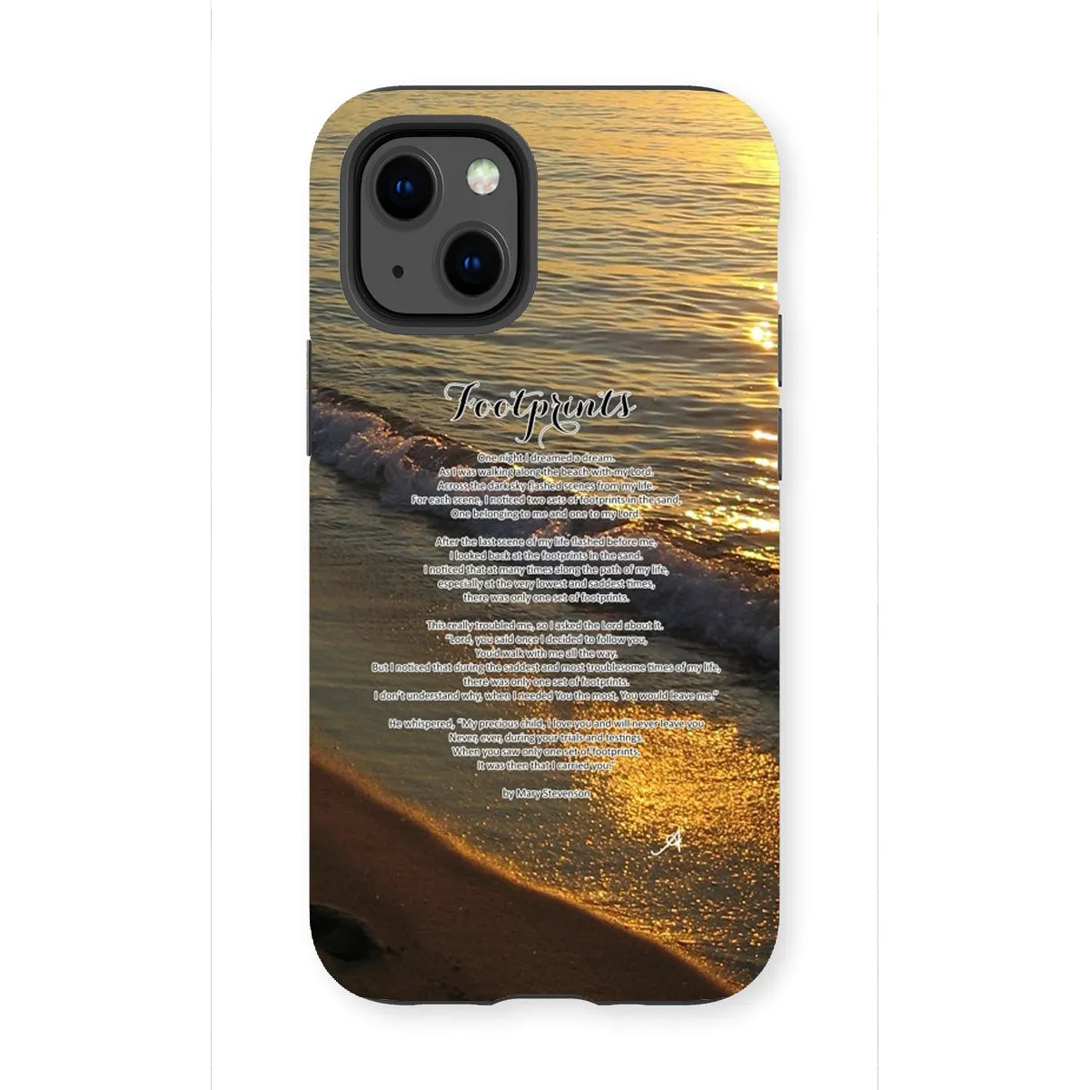 Footprints Amanya Design Tough Phone Case