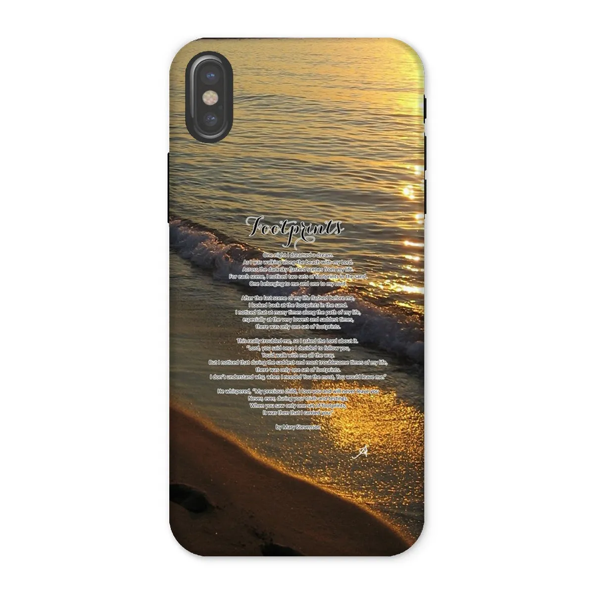 Footprints Amanya Design Tough Phone Case