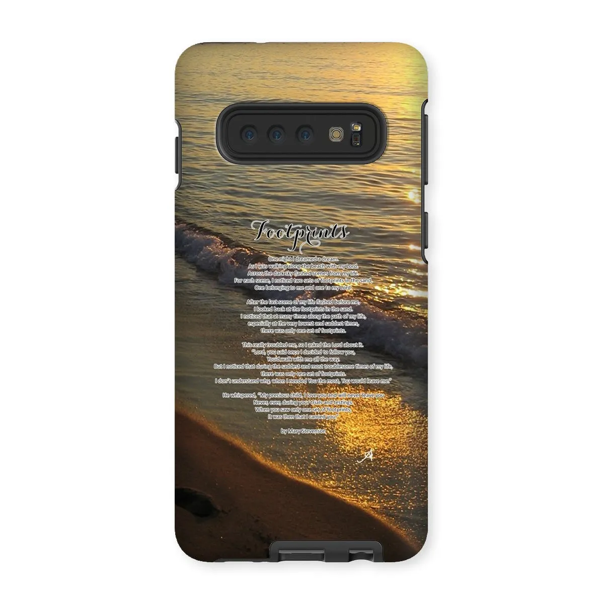 Footprints Amanya Design Tough Phone Case