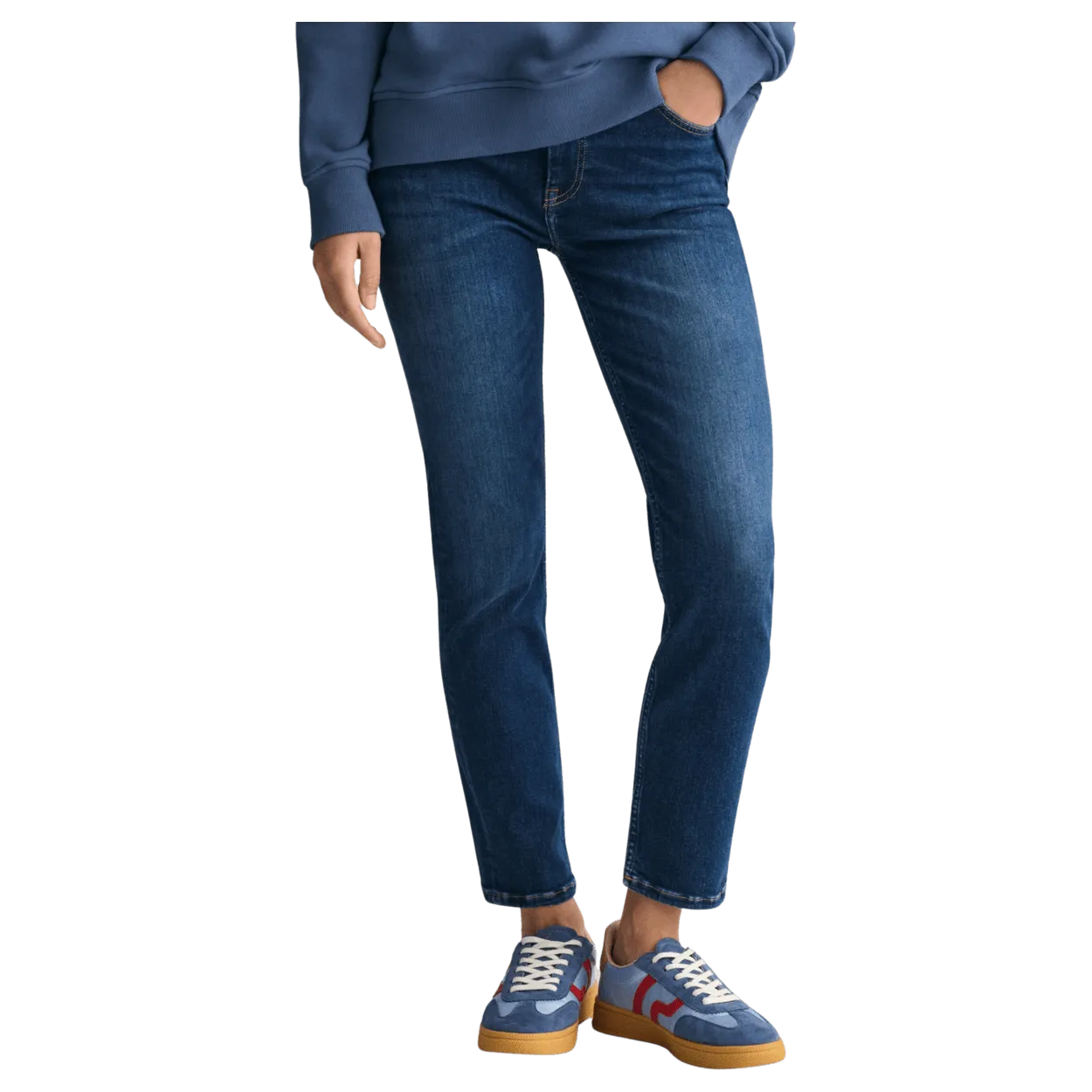 GANT Cropped Slim Jeans