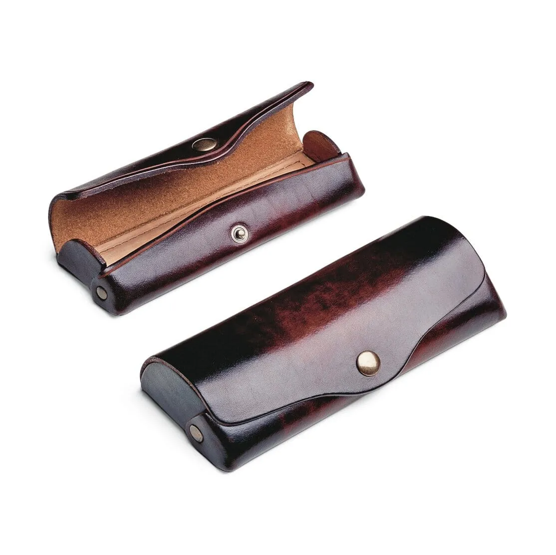 Glasses folding case cowhide, Large | Manufactum