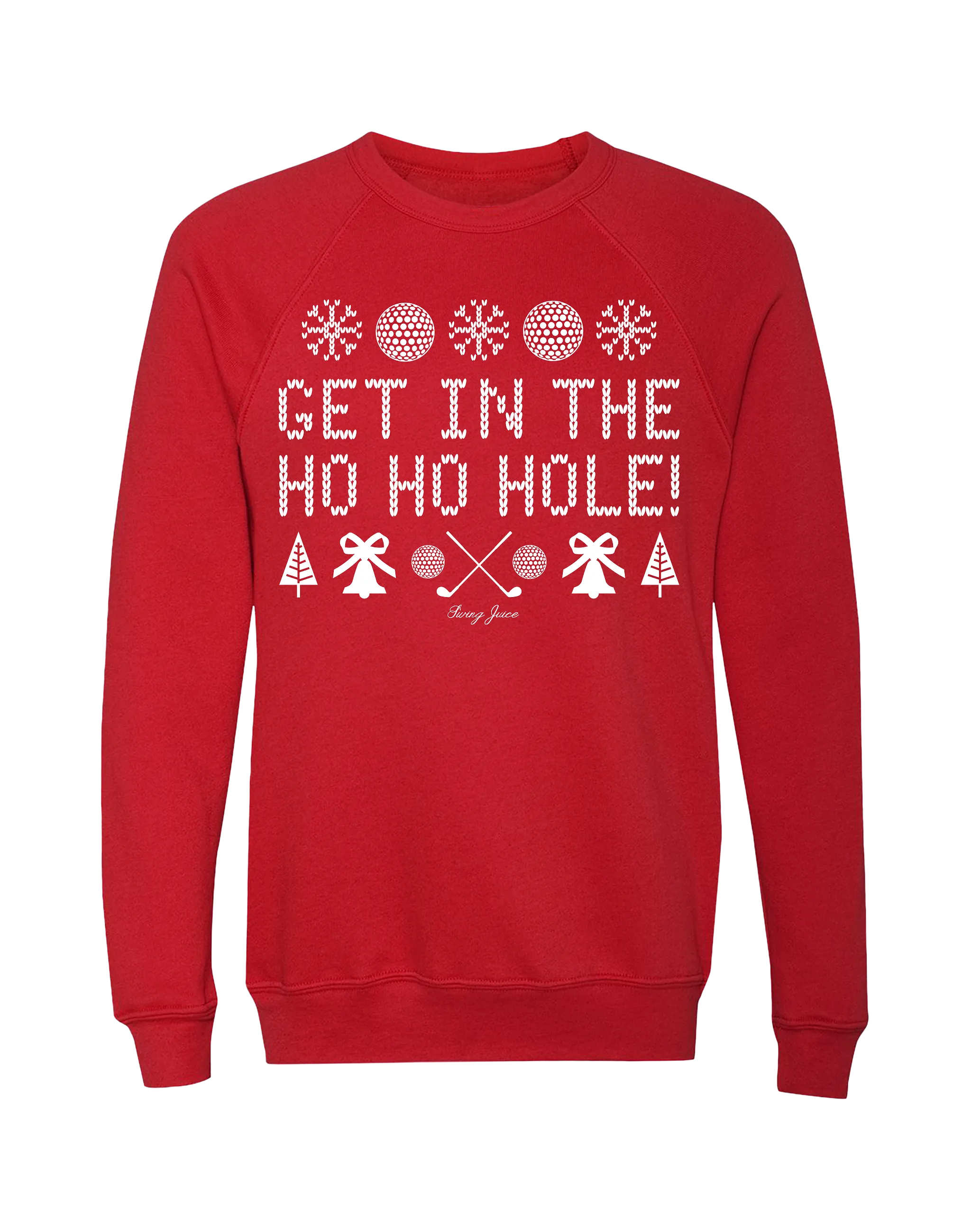 Golf Get In The Ho Ho Hole! Unisex Ugly Sweatshirt