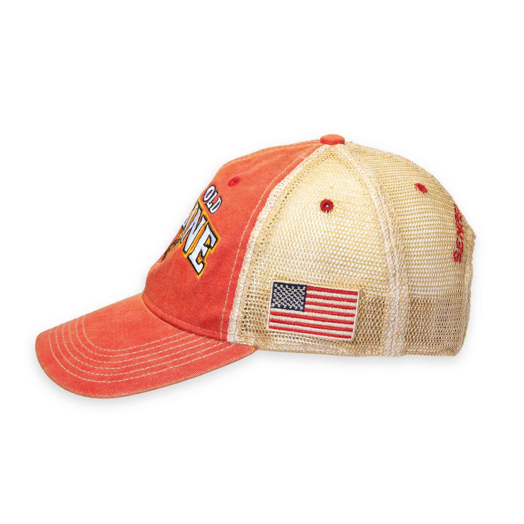 Grumpy Old Marine Hat – Red & Gold