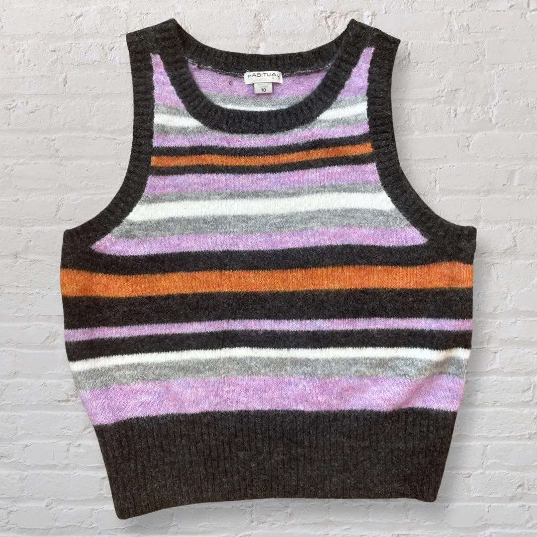 Habitual Girl Pull Over Striped Vest