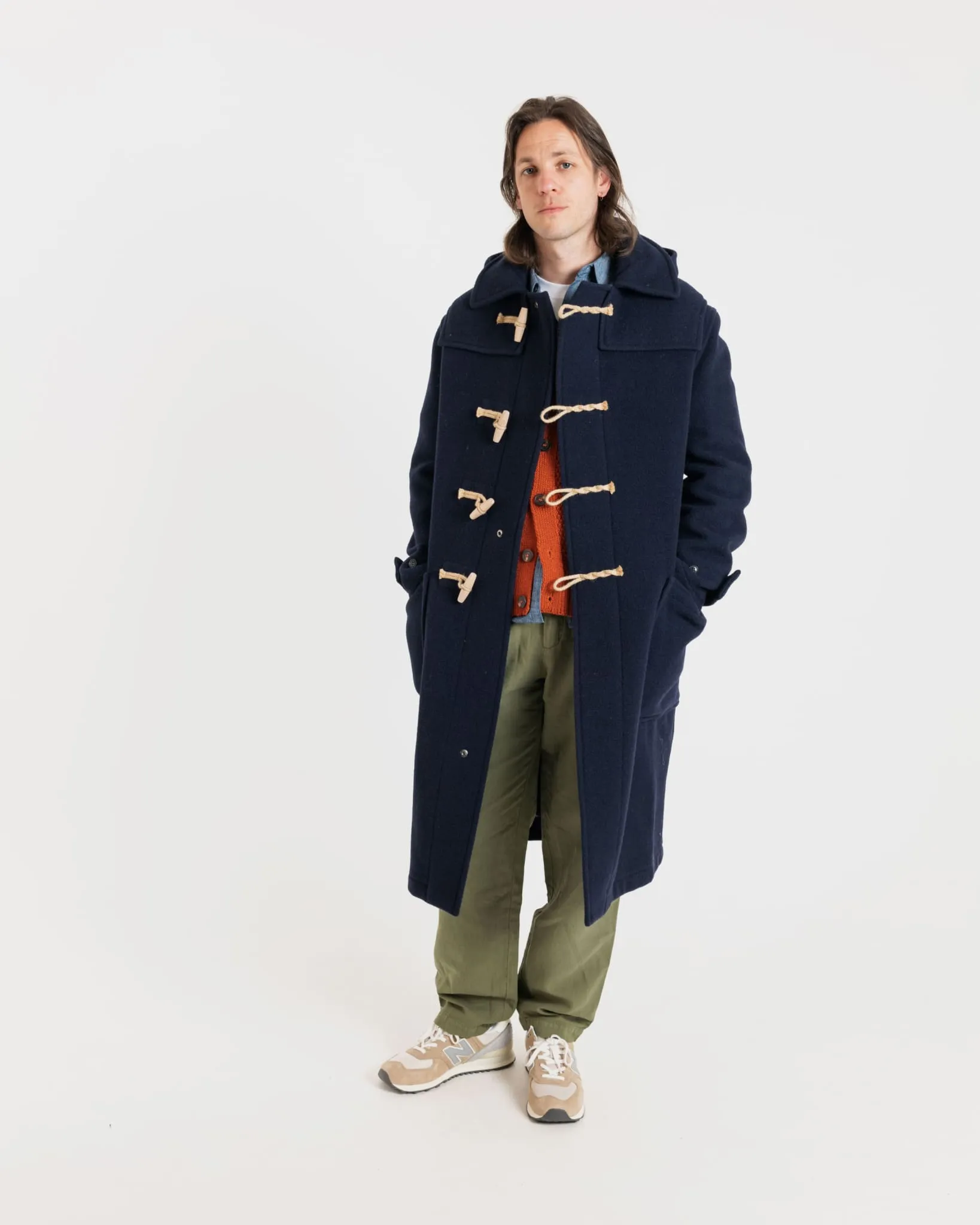 Harrison Duffle Coat Navy