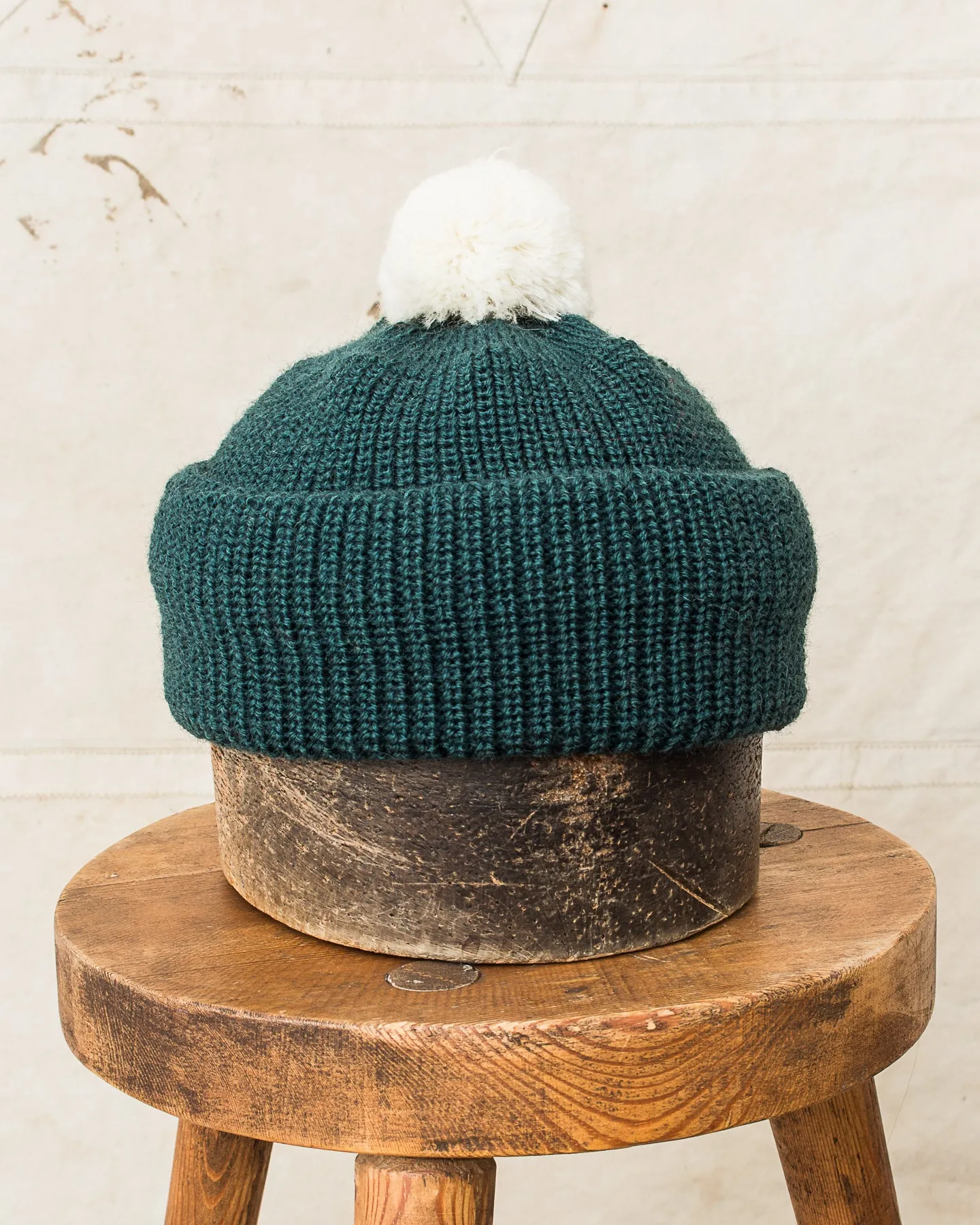 Heimat Mechanics Bobble Wool Hat Nordsee / Seashell