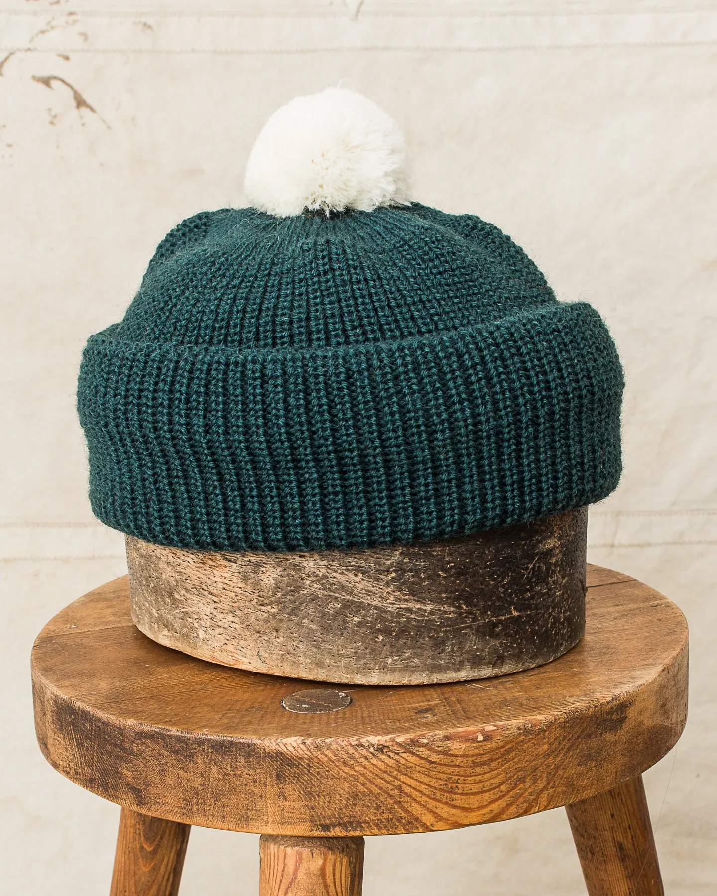 Heimat Mechanics Bobble Wool Hat Nordsee / Seashell