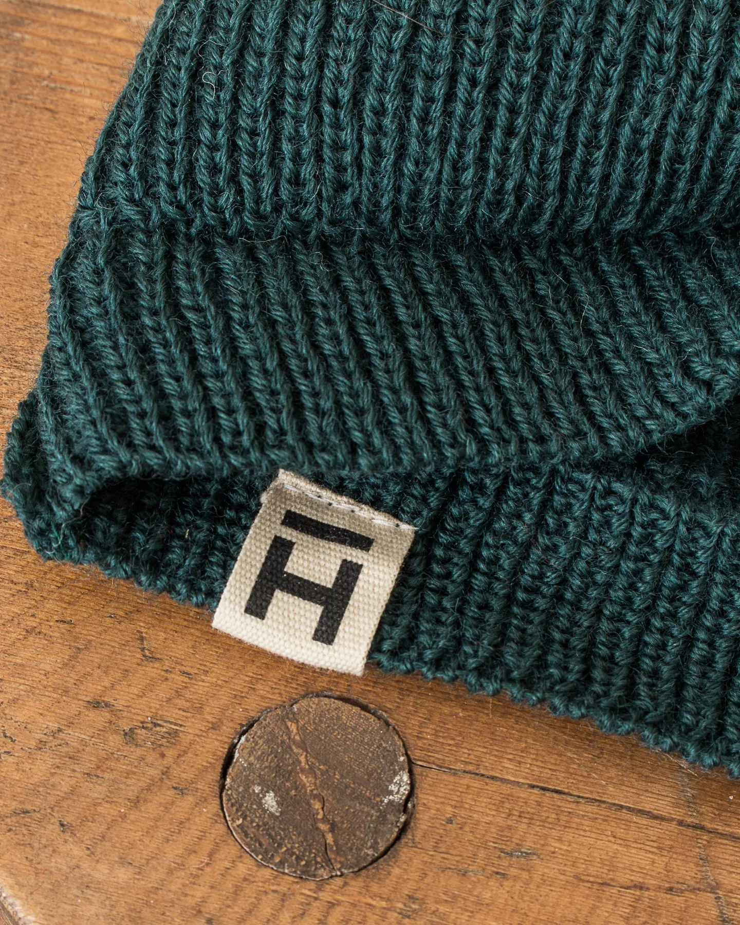 Heimat Mechanics Bobble Wool Hat Nordsee / Seashell