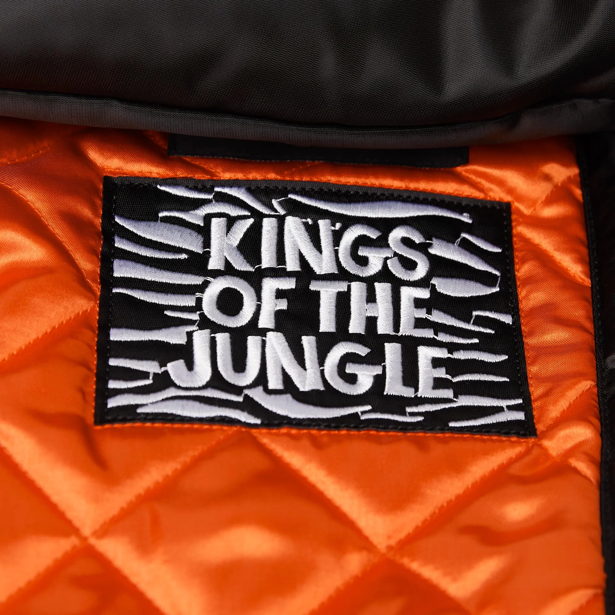 HOMAGE x Starter Bengals Blackout Satin Jacket