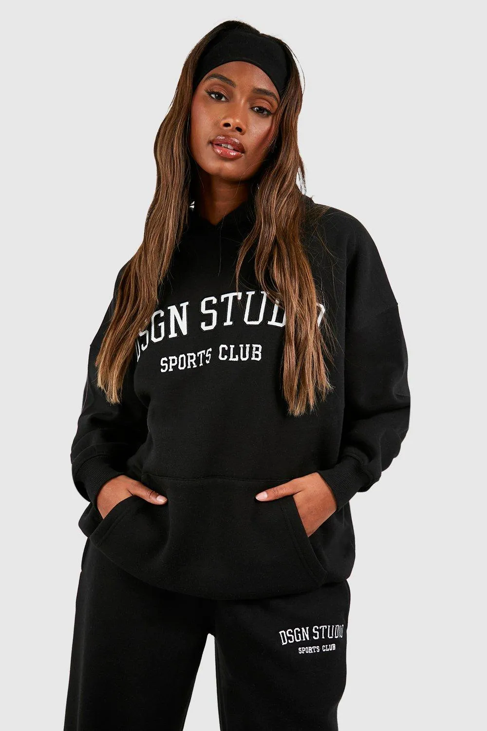 Hoodies & Sweatshirts | Dsgn Studio Applique Oversized Hoodie | boohoo