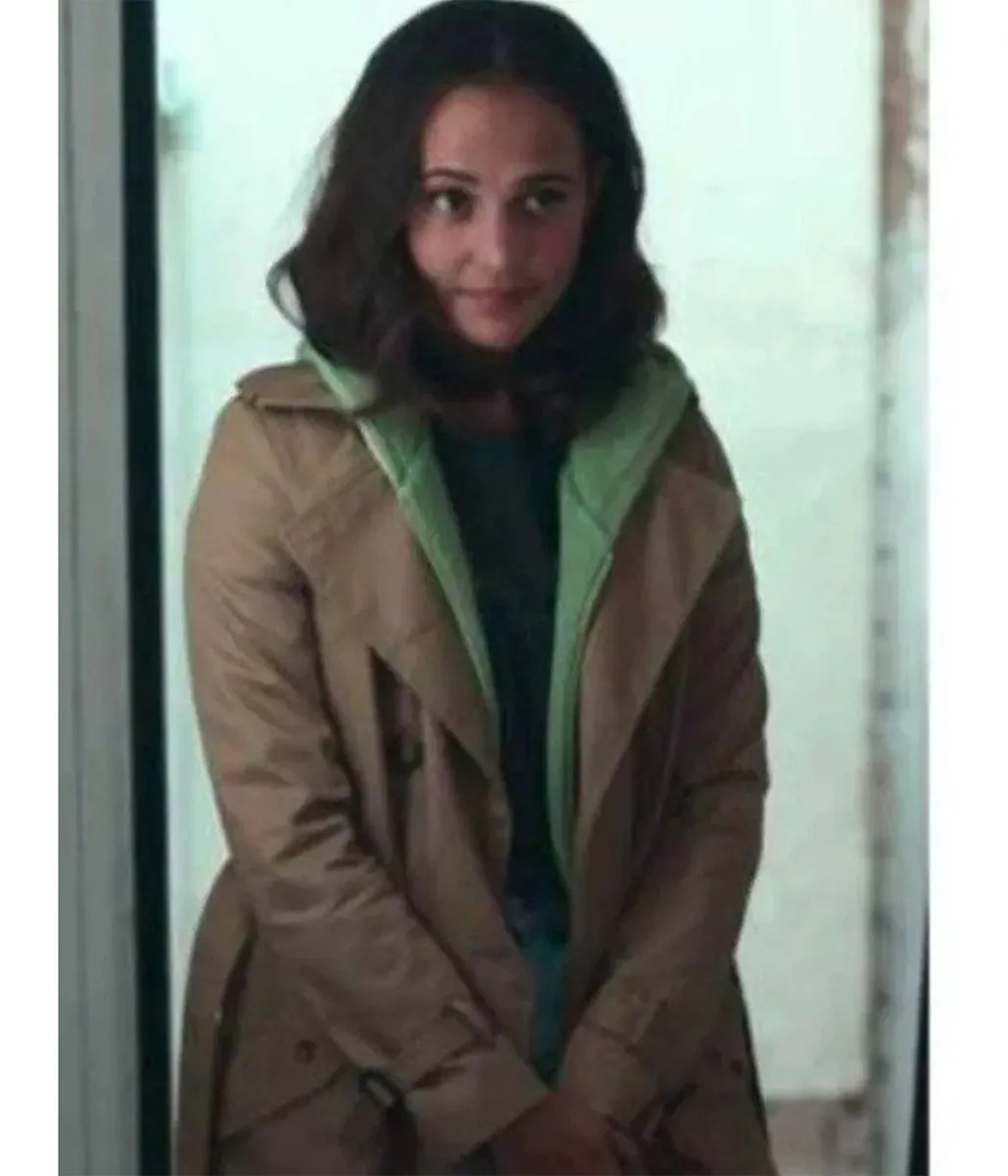 Irma Vep Alicia Vikander Belted Coat