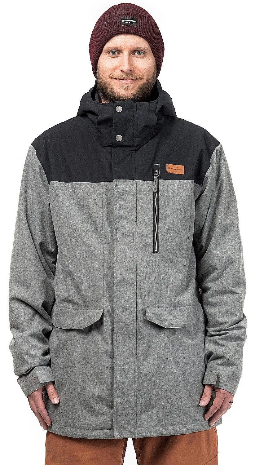 jacket Horsefeathers Hornet - Gray Melange - men´s