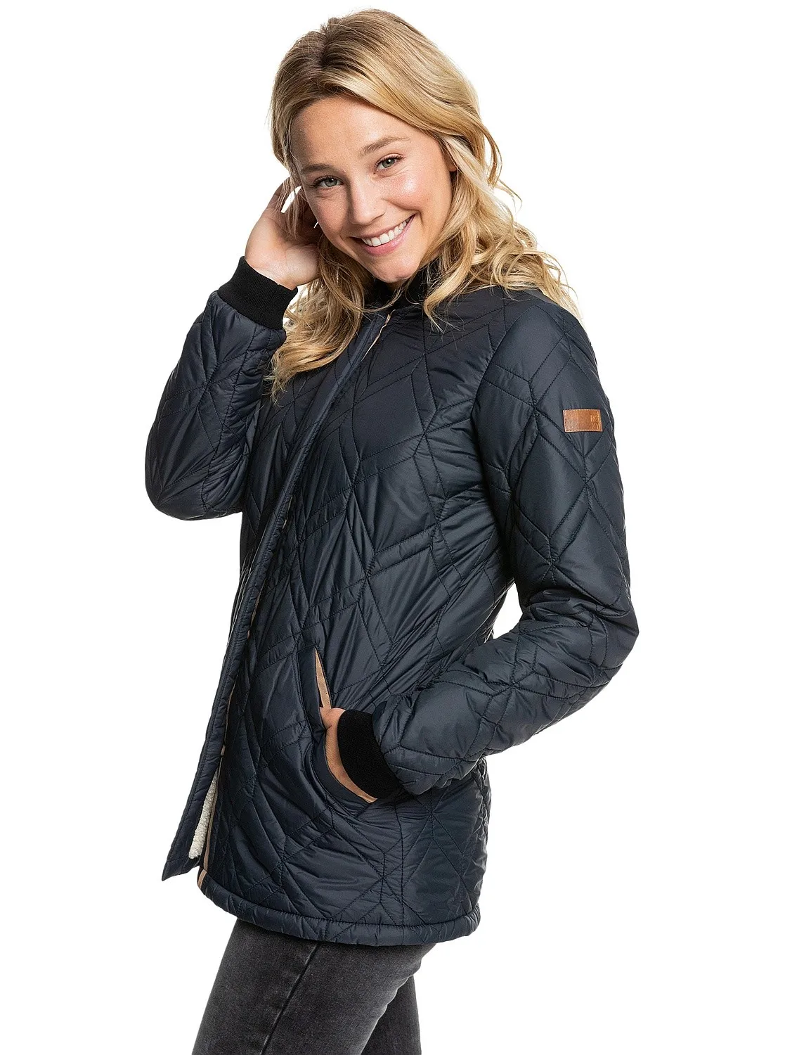 jacket Roxy Amy 3 In 1 - CMA0/Woodsmoke - women´s