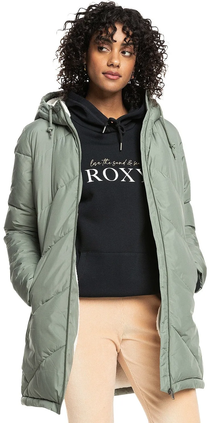 jacket Roxy Better Weather - GZC0/Agave Green - women´s