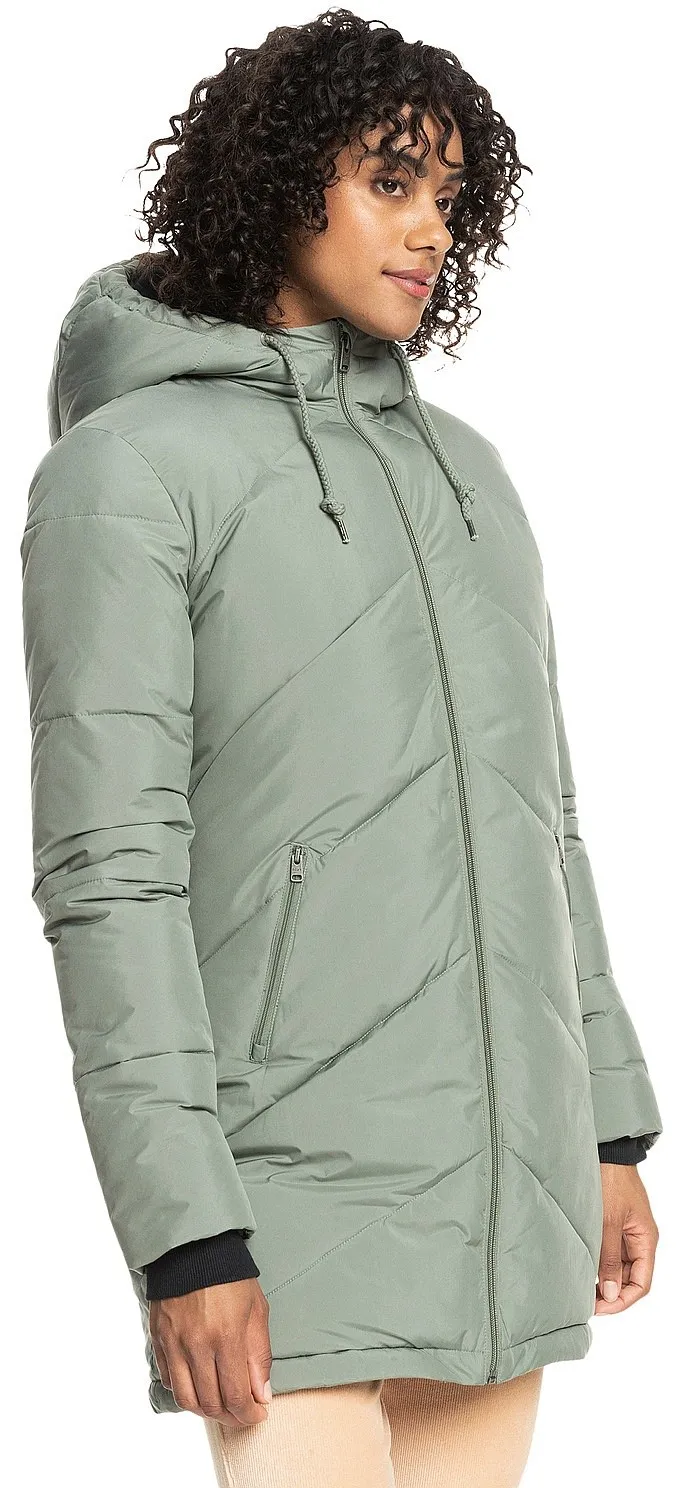 jacket Roxy Better Weather - GZC0/Agave Green - women´s