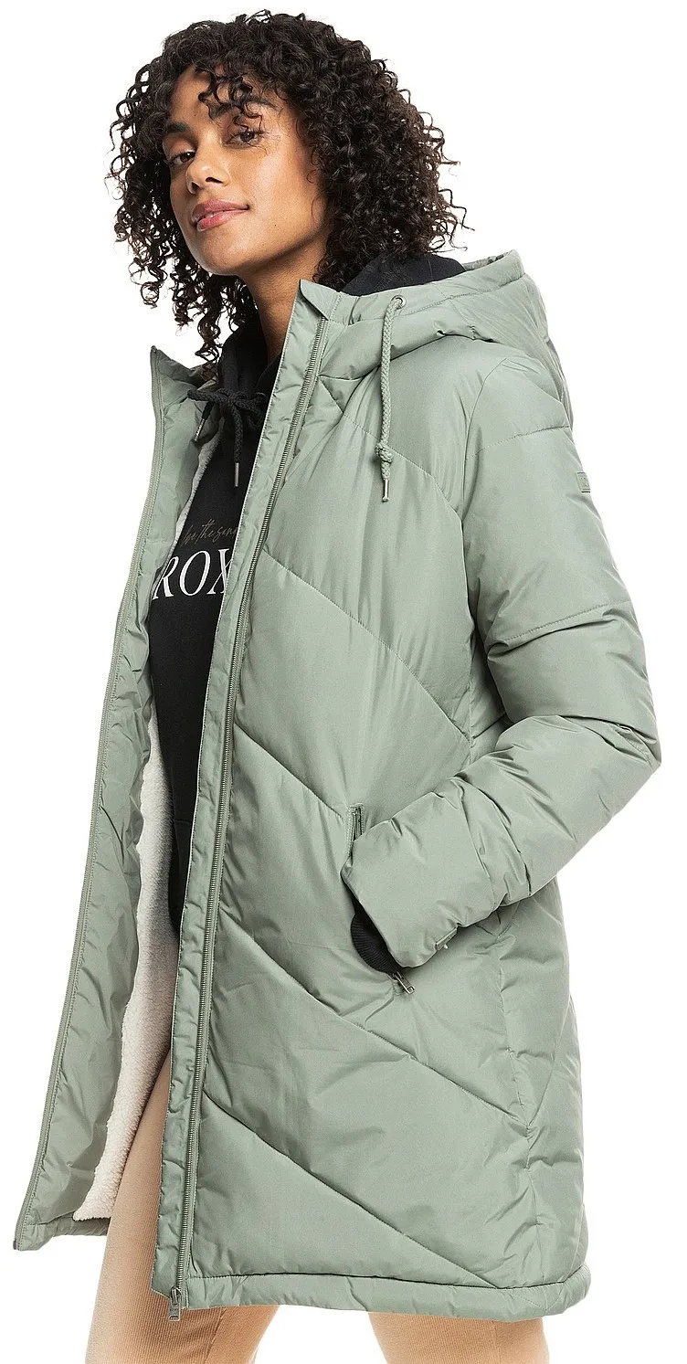 jacket Roxy Better Weather - GZC0/Agave Green - women´s