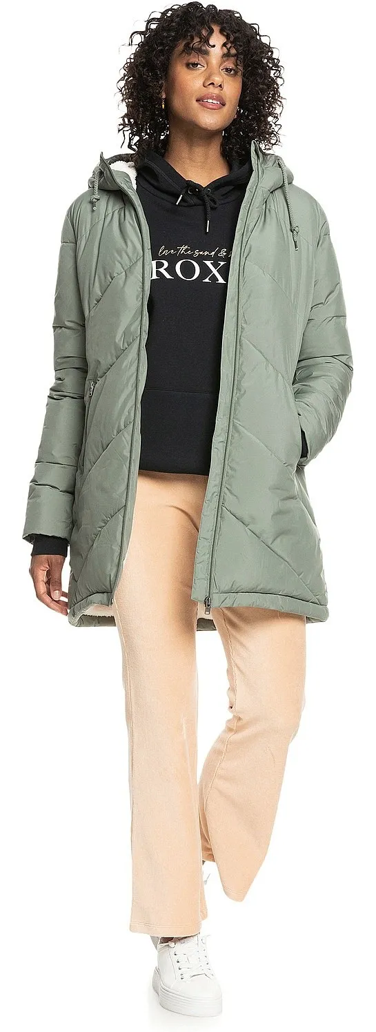 jacket Roxy Better Weather - GZC0/Agave Green - women´s