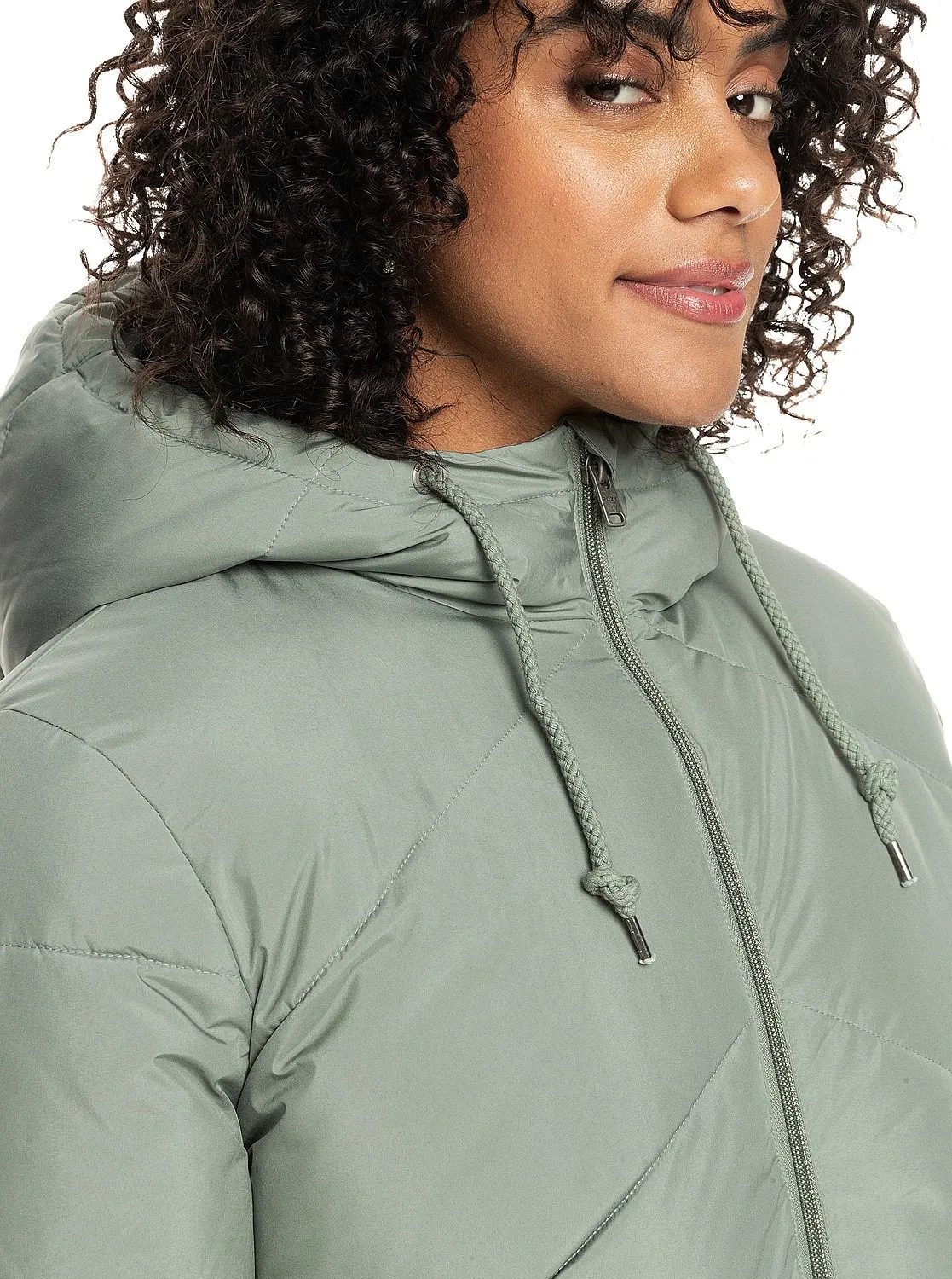 jacket Roxy Better Weather - GZC0/Agave Green - women´s