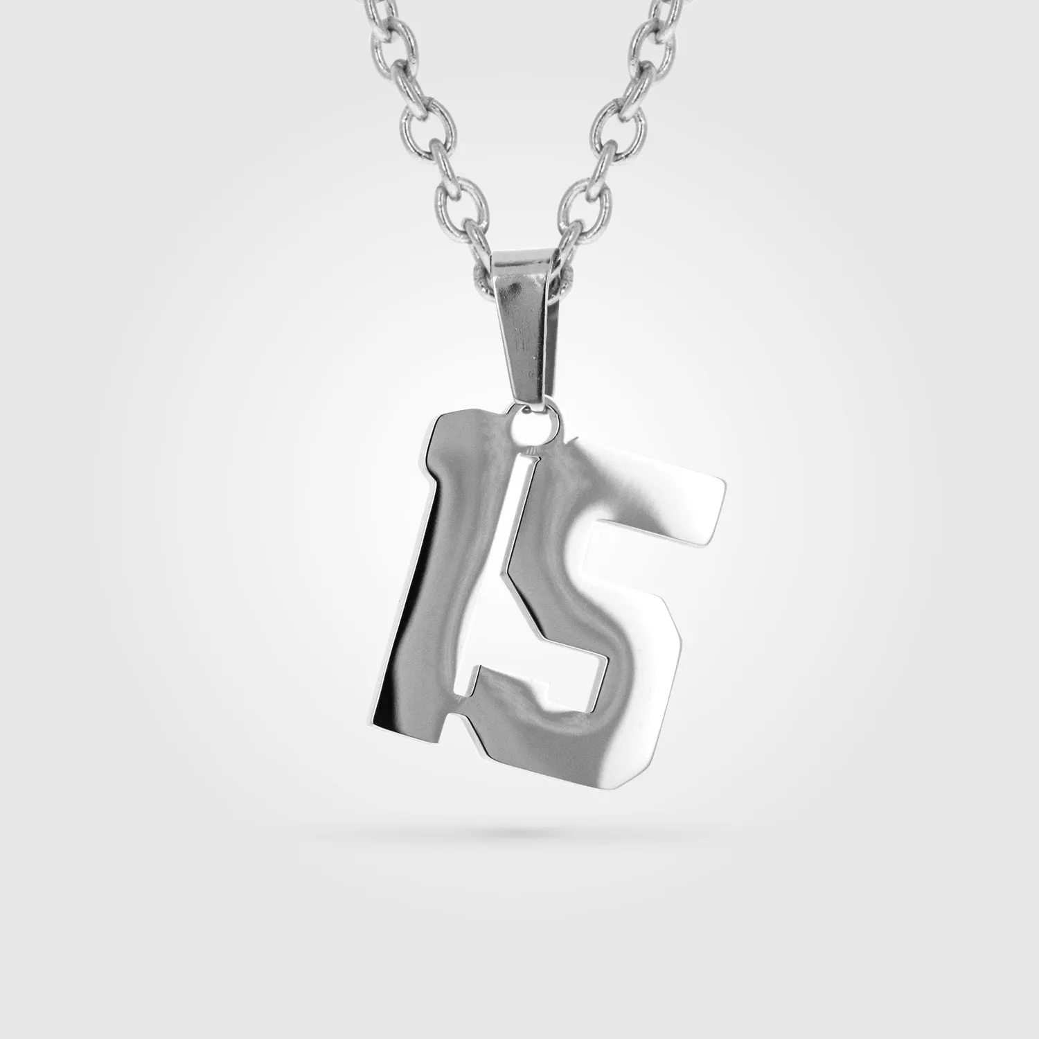 Jersey Number Necklace | Stainless Steel