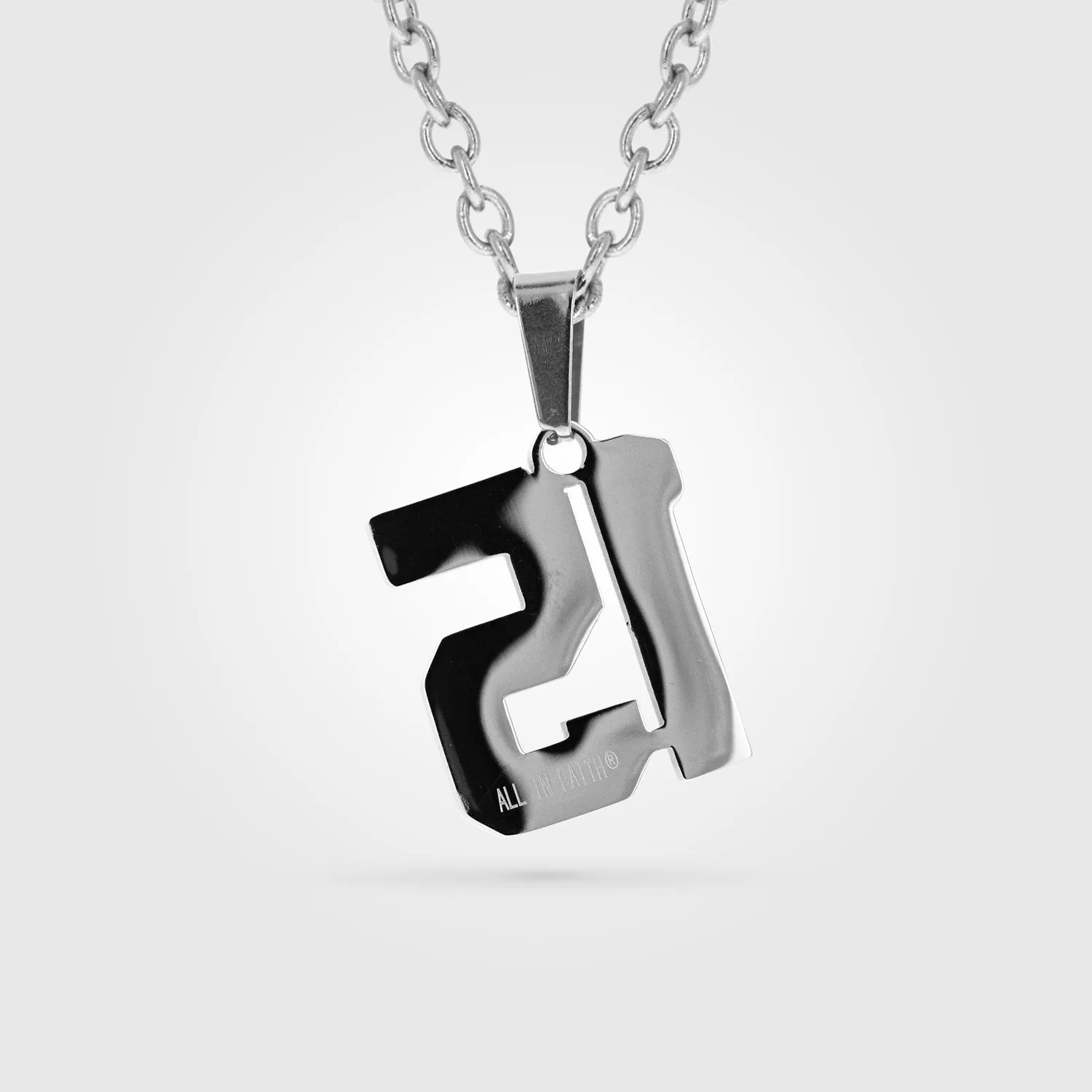 Jersey Number Necklace | Stainless Steel