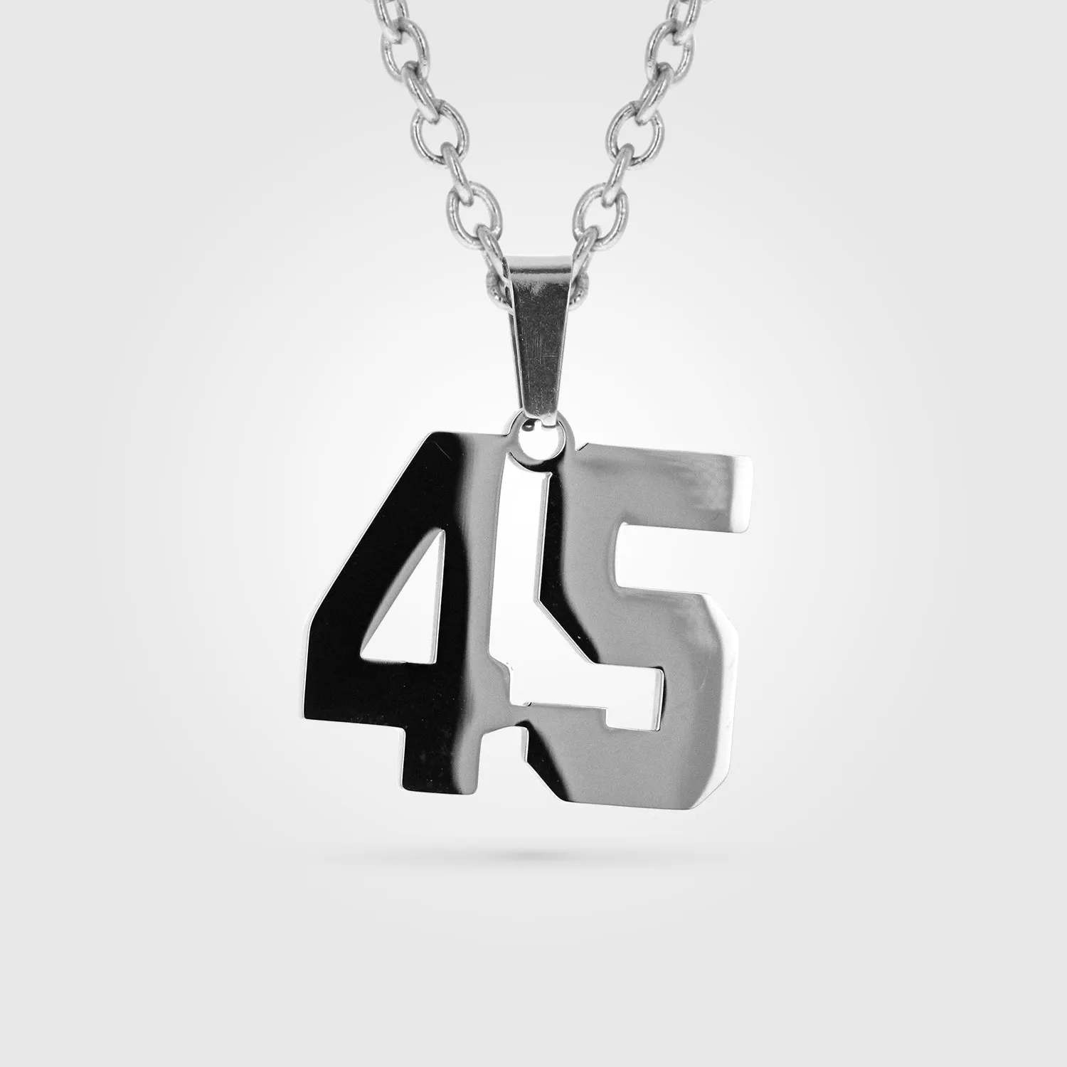 Jersey Number Necklace | Stainless Steel