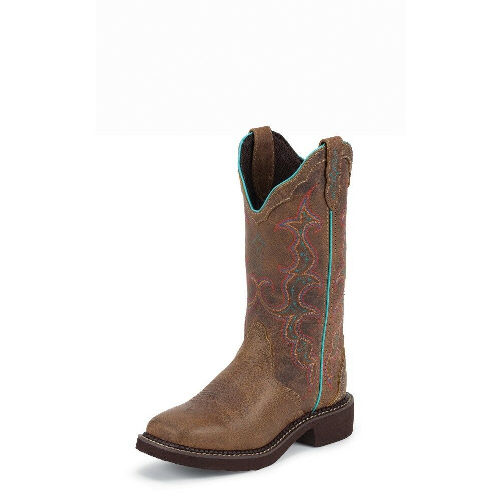 Justin Women's Raya 12-In Western Boot in Brown