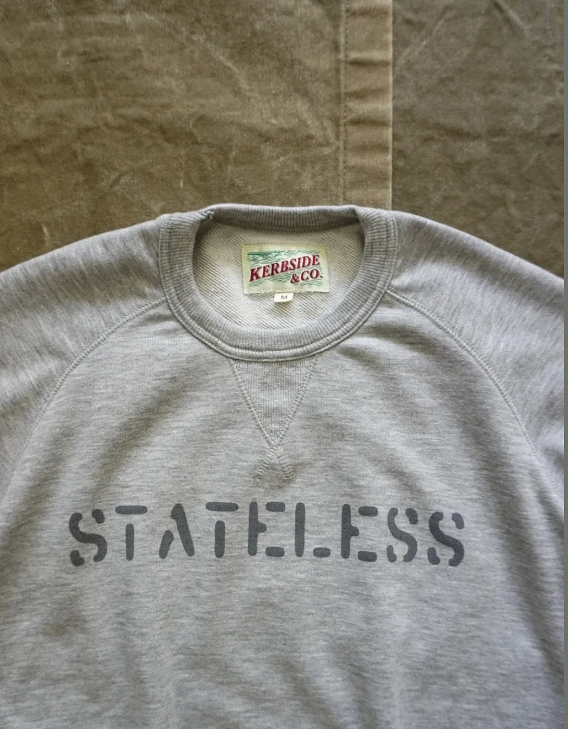 Kerbside 'STATELESS' Grey Sweatshirt