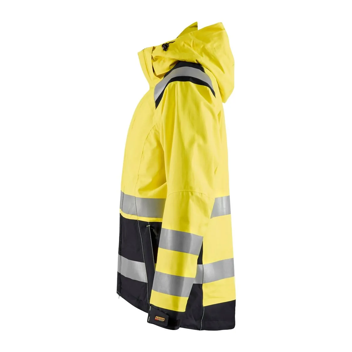 Ladies High Vis Shell Jacket 4904 High Vis Geel/Zwart - Blåkläd