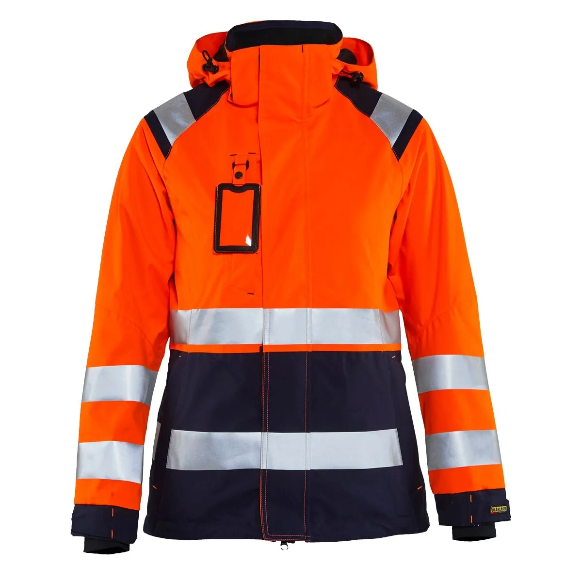 Ladies High Vis Shell Jacket 4904 High Vis Geel/Zwart - Blåkläd