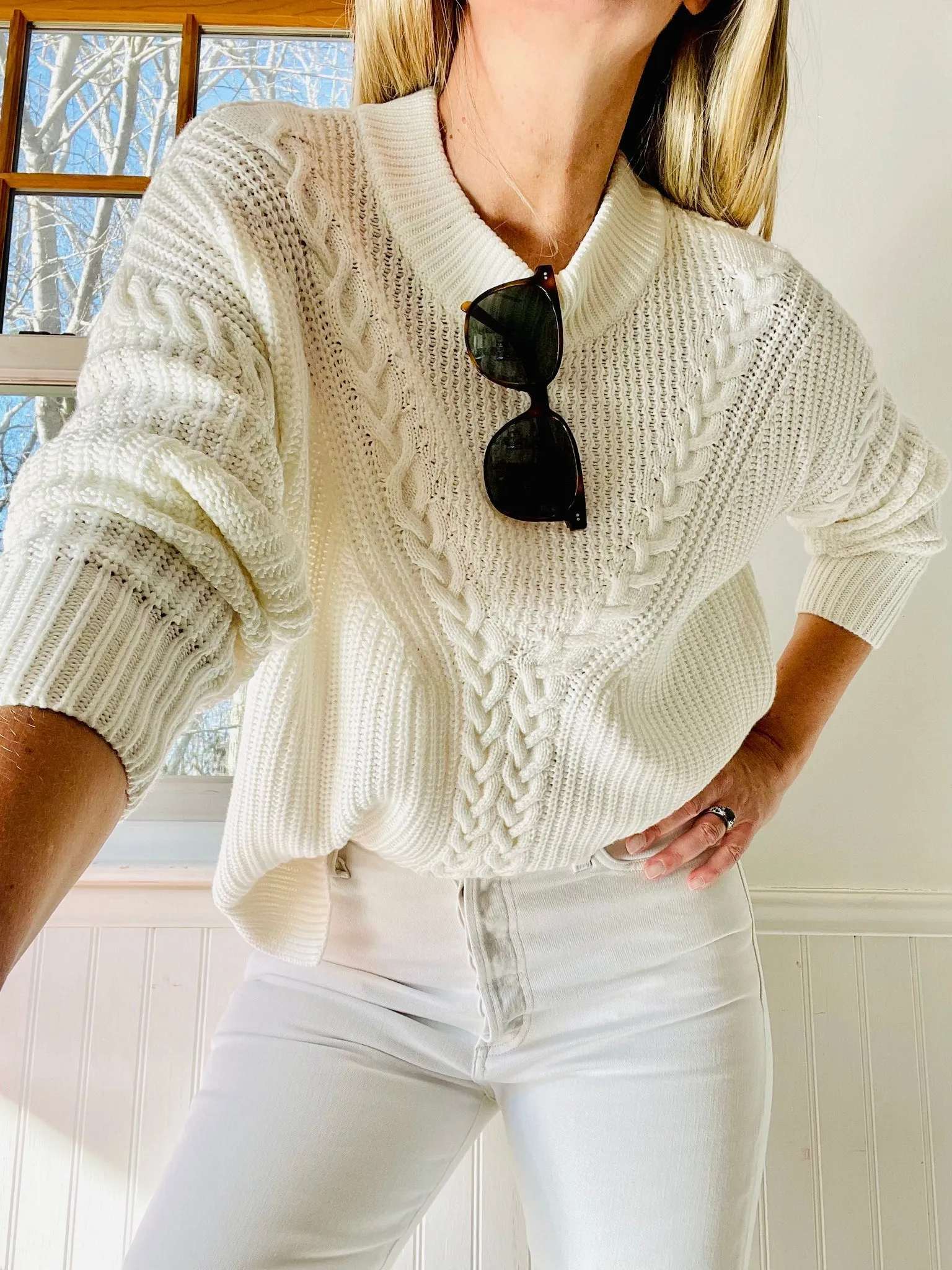 Lele de Baltzac Kokino Sweater (Eggshell)