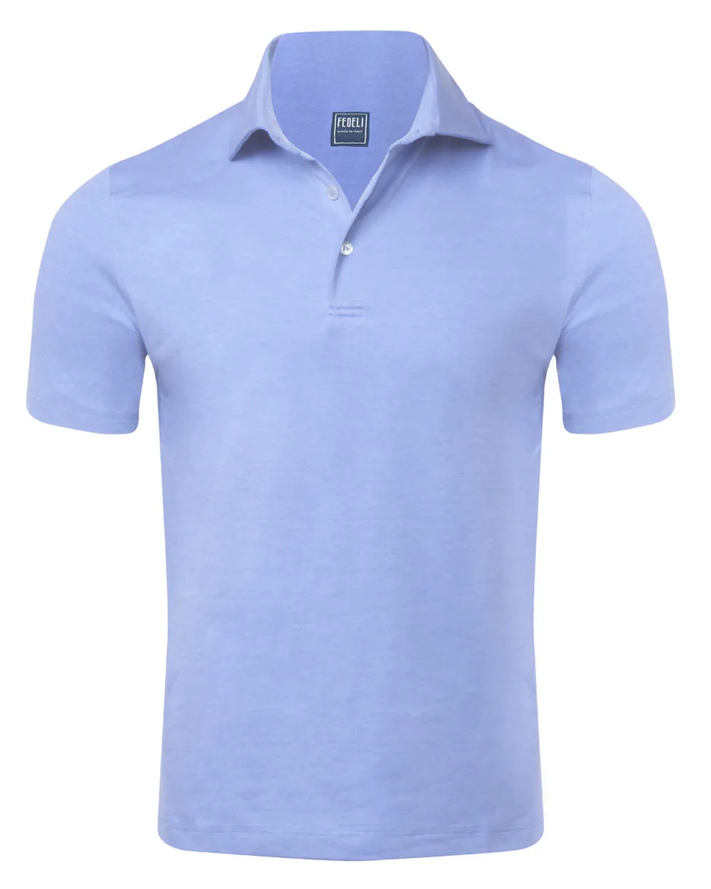 Light Blue Jersey Polo