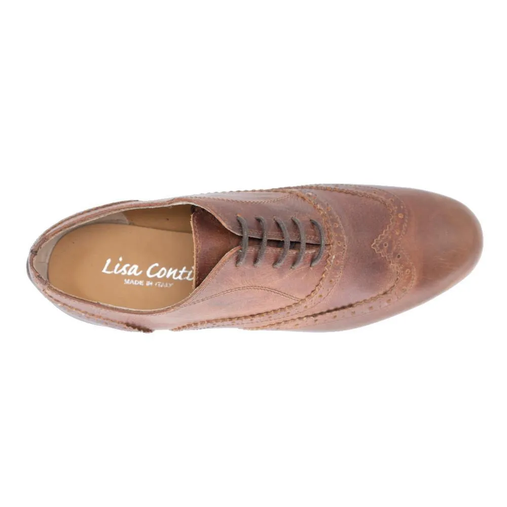 Lisa Conti Oxfords Leather Tan (8311)