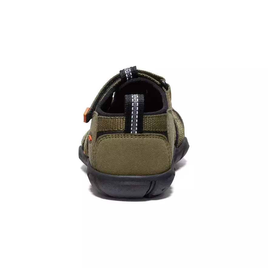 Little Kids' Seacamp II CNX  |  Dark Olive/Gold Flame