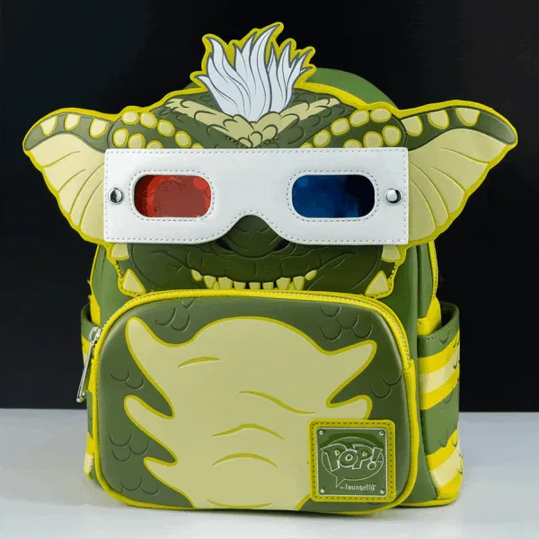 Loungefly x Gremlins Stripe Cosplay Backpack with Removable Glasses