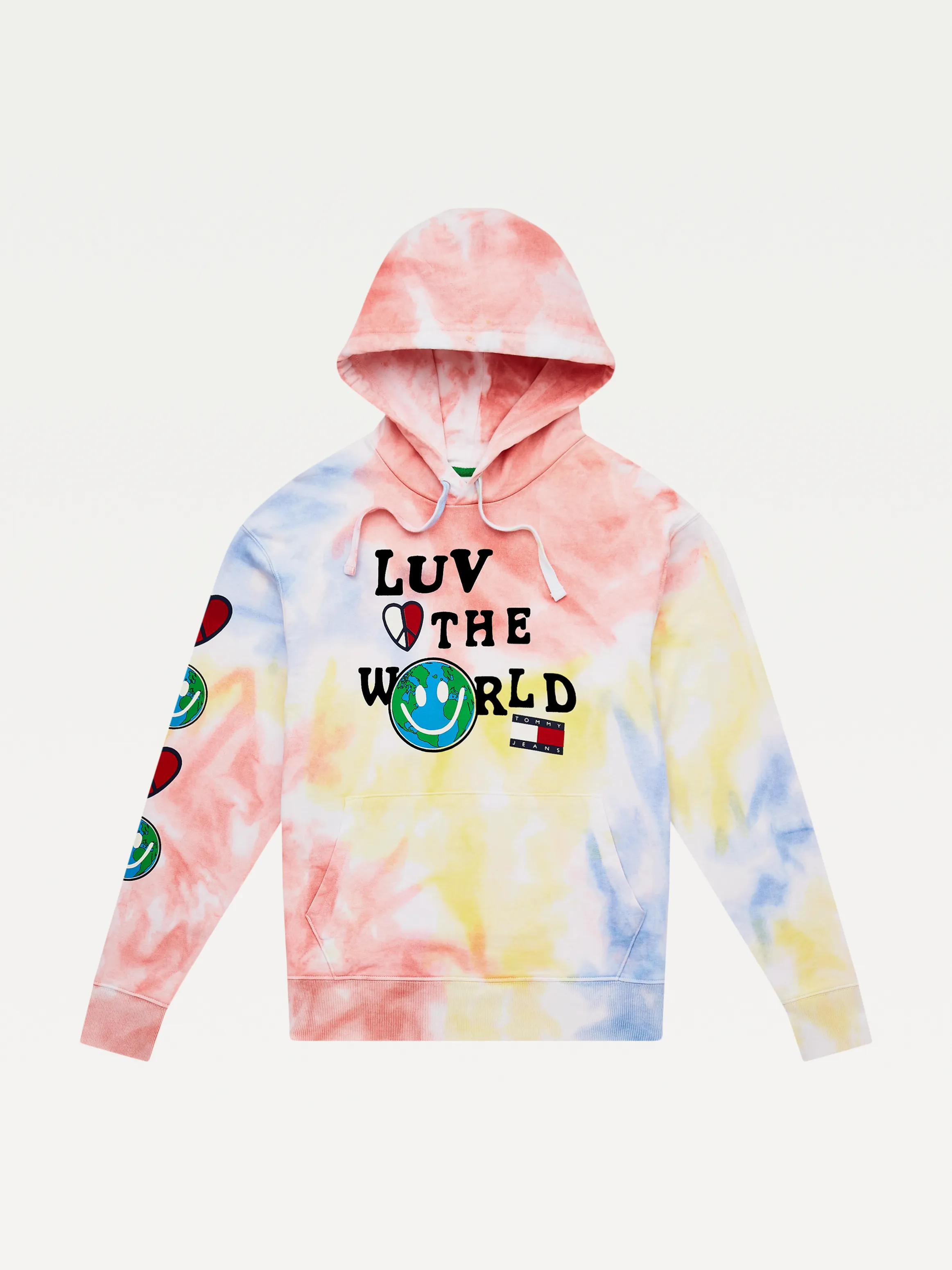 Luv The World Tie-Dye Hoodie | Hoodies | Tommy Hilfiger